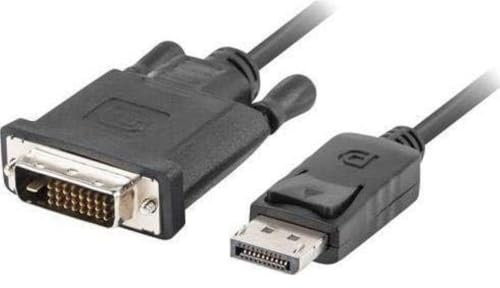 LANBERG Cavo DISPLAYPORT(M) V1.2->DVI-D(M)(24+1) 1M Black Dual Link