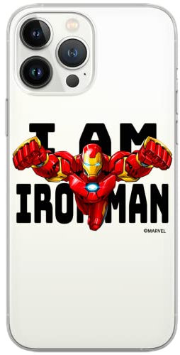 ERT GROUP mobile phone case for Apple Iphone 11 original and officially Licensed Marvel pattern Iron Man 028 optimally adapted to the shape of the mobile phone, partially transparent