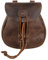 Valhalla Gear, Bushcraft Tasche handgefertigt aus Vollnarbenleder – tragbare sichere Tasche zur sicheren Aufbewahrung von Geld, Münzen, Rechnungen, Bourbon Brown, Klassisch