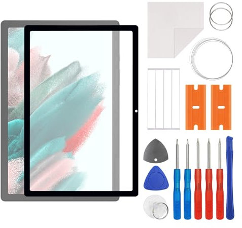 swark Kit de réparation de vitre avant compatible avec Samsung Galaxy Tab A8 10,5 (2021) (No LCD Screen) avec kit d'outils
