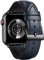 BINLUN Bracelet Compatible avec Apple Watch 40mm 38mm 41mm 42mm Bracelets Montre en Cuir et Silicone Compatible avec iWatch SE2 SE Serie 10/9/8/7/6/5/4/3/2/1(Bleu,Boucle Noir)