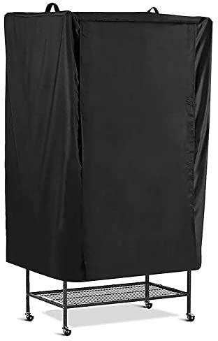 Cubierta para jaula de pájaros, 80 x 54 x 120 cm, impermeable, protección solar, cubierta para jaula de loros, a prueba de polvo, cubierta para jaula de pájaros, anti UV y lavable