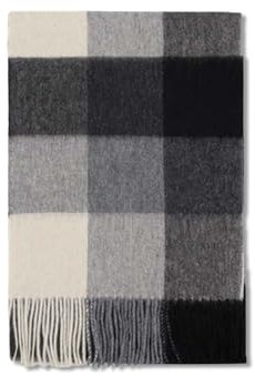 LumiSyne Winter Schal Kariert Für Damen Herren Wollschal Mit Quasten Klassisches Tartan Karomuster Leicht Warme Kaschmir Schal Langer Pashmina Schals Verdickt Schultertuch Stola