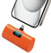 Batterie Externe pour iPhone 16/15 Series, 5200mAh USB C Power Bank à Charge Rapide Ultra-Compact et Léger Batterie Portable Écran LCD Chargeur Portable pour iPhone 16/15/15Plus/15Pro Samsung-Orange