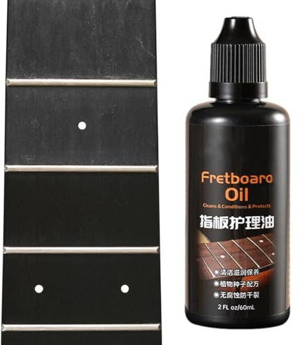 Maciun Huile de nettoyage pour touche de touche - Huile de citron pour touche - Kit d'entretien pour touche et polissage de guitare portable
