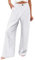 EJIMUQO Pantalone Donna Elegante con Elastico in Vita Pantaloni Donna Palazzo Fucsia Pantaloni A Palazzo Donna Lino Pantalone di Lino Donna Tuta Donna Sportiva