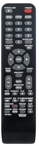 WC-SBC1 Replace Remote Control Compatible with Toshiba TV/VCR/DVD Player Combo MW14F51 MW27F51 MW20F51 MW24F51