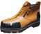 Stivaletti Corti da Uomo Nuovi Europei e Americani Stivaletti con Cerniera Laterale Grande Autunno e Inverno Scarpe Slip On Uomo (Brown, 48)