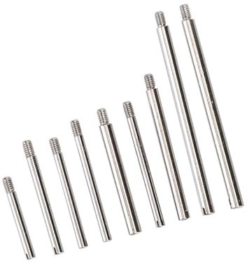 Metal Watch Band Screw Set in 10 Sizes for Watch Repair with Plastic Box for Easy Storage (50pcs)