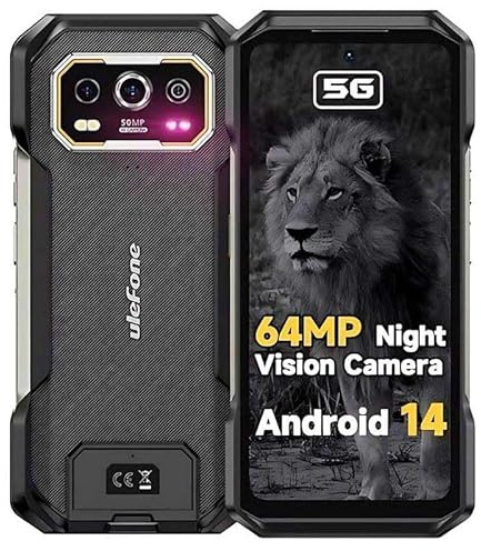 Smartphone Ulefone ARMOR 27 PRO 12 GB RAM 256 GB Nero