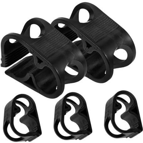 MUCKLILY 5pcs Plastic Hose Clamp Flow Control Tube Tubing Clamp for Beer Siphon Irrigation