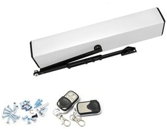 EDEDE Moteur Portail Coulissant Ouvre-Porte de Garage Coulissant Automatique, opérateur de Porte, Ferme-Porte électrique avec télécommande, contrôle d'accès(Push Arm 220V)