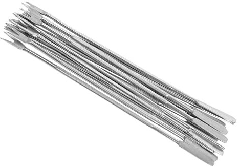 Veemoon 15 Pcs Ustensiles en Acier Inoxydable pour Fruits De Mer - Fourchettes à Crustacés - à Homard Et Picks à Bulots Outils Pratiques pour Déguster Vos Fruits De Mer