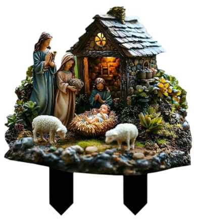 Colcolo Decorazione Natalizia per Presepe, da Giardino, Esterno,