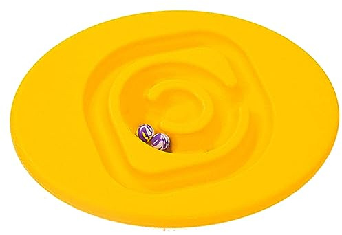 Cosiki Schaukel-Schnecken-Balance-Brett für, Kreatives Sensorisches Spielzeug Im Schnecken-Design Zum Spielen Drinnen und Draußen, Sicherer Kunststoff, 1,1 Kg (YELLOW)