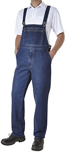 Pionier 430-64 Jeans Latzhose Denim stone washed, Blau, Größe 64