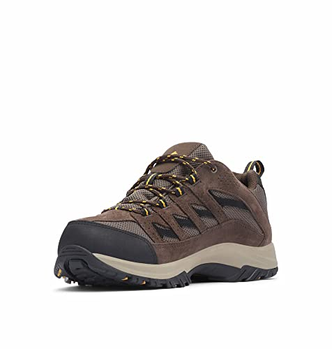 Columbia Crestwood WP wasserdichte Wanderschuhe für Herren, Braun (Mud x Squash), 42 EU