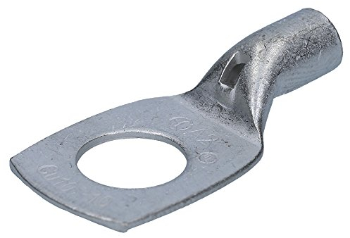 10 Stück Cembre A2-M10 Rohrkabelschuh 10mm² M10 | Kupfer verzinnt | Schraubverbindung | Hohe Leitfähigkeit | Korrosionsschutz | Für Kabelquerschnitt 10 mm²