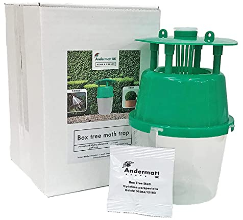 Andermatt Home & Garden Compact Box tree moth trap - includes pheromone attractant lure