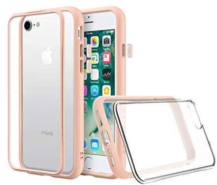 RhinoShield Modulares Case kompatibel mit [iPhone XS Max] | Mod NX - Anpassbare & stoßdämpfende Schutzhülle im schlanken Design - 3.5 Meter Fallschutz - Samtrosa