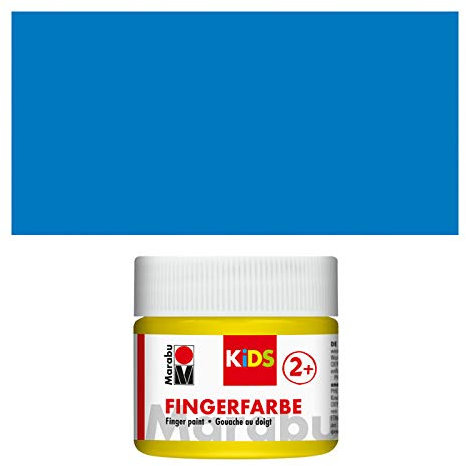 CREATIV DISCOUNT® NEU Marabu Kids Fingerfarbe, 100ml, Blau