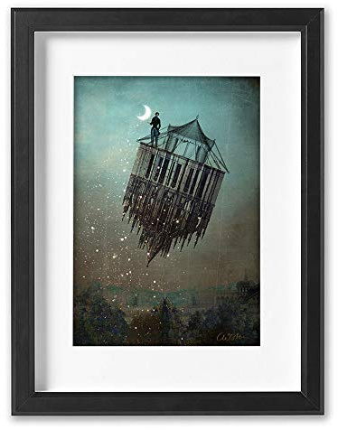 Cathrin Welz-Stein Hochwertiger Kunstdruck Poster Print – Sandmann - Künstlerin A4-210mm x 297mm Badezimmer Deko Bilder Wohnzimmer Poster & Kunstdrucke | Lieferung ohne Rahmen