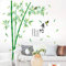Vert Bambou Stickers Muraux Vinyle Diy Plantes Motif Décor À La Maison Autocollant Pour Salon Salle D'Étude Décoration