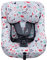 JYOKO Kids Bezug kompatibel mit Joie Spin 360, Nuna Rebl, aus Baumwolle (Dino Party)