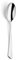 Amefa Juno Set of 12 Coffee Spoons, Stainless Steel 18/0, Thickness 3 mm, Grey
