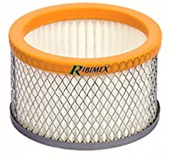 Ribimex Filtro HEPA para aspirador de cenizas Babycen, naranja, gris y blanco, pequeño