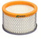 Ribimex Filtro HEPA per aspiracenere BABYCEN, Arancio, Grigio e Bianco, piccola