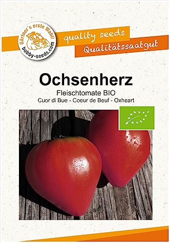Ochsenherz, Cuor di bue BIO Tomatensamen von Bobby-Seeds Sortenrar. Portion
