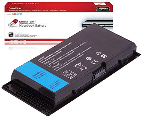 DR. BATTERY FV993 PG6RC Batterie Compatible avec Dell Precision M6700 M6600 M4600 M4700 M6800 M4800 FJJ4W KJ321 R7PND 9GP08 72KRT 0FVWT4 0TN1K5 312-1177 331-1465 [11.1 V / 73Wh]