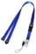 hoinya Schlüsselband lang Lanyard Blau 1 Stück Umhängeband mit Karabinerhaken Schlüsselbänder Ideal für Schlüssel, Ausweis, Handy, Kamera Herren, Damen & Kinder