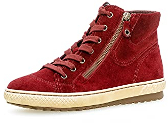 Gabor Damen Schnürstiefeletten, Frauen Boots,Wechselfußbett,uebergangsstiefel,schnürboots,Winterschuhe,Dark-Opera (ash),38 EU / 5 UK