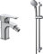 Ideal Standard BC652AA Alpha Miscelatore bidet, cromato & B9508AA Idealrain M3 SMART asta doccia, doccetta a 3 funzioni con diametro 10 cm con sistema anticalcare, cromato