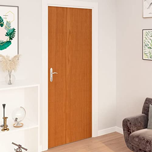 INLIFE Selbstklebende Türfolien 2 STK. Helle Eiche 210 x 90 cm PVC