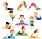 Fabulous Poster Plakat Kinderyoga Haltungen Hatha Yoga Asanas Meditation