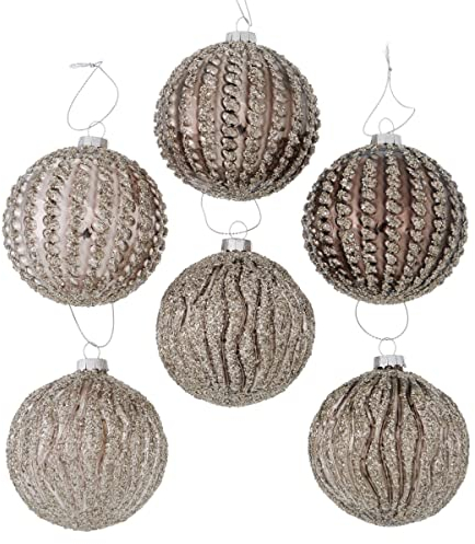 Boltze 2023485 Feivel Weihnachtskugel Sortiert 8 cm (1 Stück)