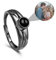 Personalisierte Foto Ring Projektion Ring mit Bild 925 Sterling Silber Ich liebe dich Ringe in 100 Sprache Verlobung Hochzeit Versprechen Ringe Band Einstellbare Open Ring Romantische Geschenke ihn