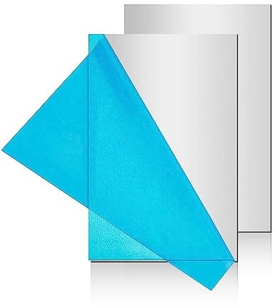 TSKDKIT Chapa de Acero Inoxidable de A4, 2 PCS 29.7 x 21cm x 0.5mm Placas de Chapa de Acero Inoxidable, Corte a Elegir, 304 Lámina De Acero Inoxidable Cepillado Galvanizado