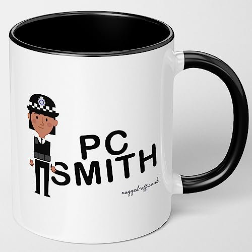 Personalised Policewoman Mug Any Name Any Rank Great Gift for WPC Female Police Officer Ceramic 11oz Mug