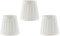 Abat-jour en Tissu N 3 Pièces E14 Clip sur Couvercle de Lampe pour Bougie Lustre - Décor Hôtel Ktv