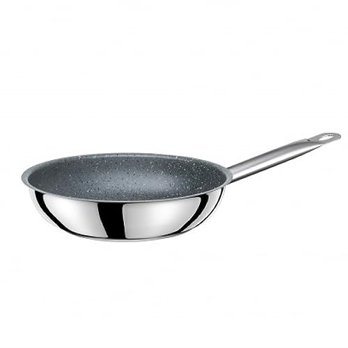 TOMGAST Granit Bratpfanne Non-Stick Beschichtung Durchmesser: 28 cm | Edelstahl 18/10 | Wandstärke 1 mm | 3-Schicht-Aluminium-Stahlboden | Induktion
