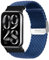 Niboow Correa para Xiaomi Smart Band 9 Pro/Band 8 Pro, Hombres Mujeres Nylon Elástica Deportiva Trenzada Correa para Xiaomi Redmi Watch 5 / Watch 4 - Azul