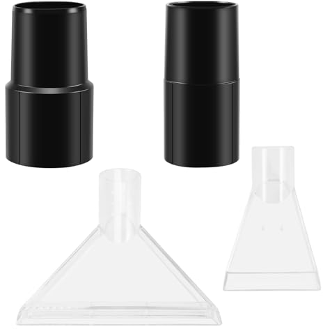 Dasing 4 unidades de cabezal giratorio para aspiradora, aspiradora, boquilla de aspiración, boquilla de suelo, con adaptador, cabezal giratorio, piezas limpiadoras