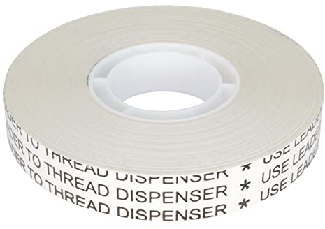 KS24 Products Transferklebeband doppelseitig | für ATG 700 | Klebstoff-Film | schwach klebend | für Fotos, Poster, Dokumente | 50 m auf Rolle | verschiedene Breiten / 12 mm Breite, 1 Rolle