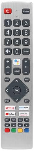 SHWRMC0133 - Telecomando vocale di ricambio per TV Sharp Aquos Ultra HD 32BI5EA 32BI6EA 40BI2EA 40BI5EA 40BL2EA 40BL3EA 40BL4EA 40BL5EA 40BN5EA 40BN6EA 43BI2EA 43BI5EA 43BL2EA 43BL2EA 43BL2EA EA 49BL.