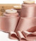 Vitalizart Pink Silky Satin Ribbon, 1.5'' x 15 Yard with Wooden Spool, Handmade Fringe Chiffon Ribbons for Gift Wrapping, Festive Decoration, DIY Craft, Wedding Bridal Bouquet
