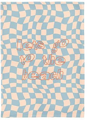 chic.mic Organic Kitchen Towel - Nachhaltiges Küchenhandtuch (Lets go to The Beach)